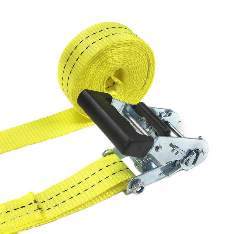 35 mm-es 2t gumibevonatú fogantyús racsnis hevederek teherszállításhoz