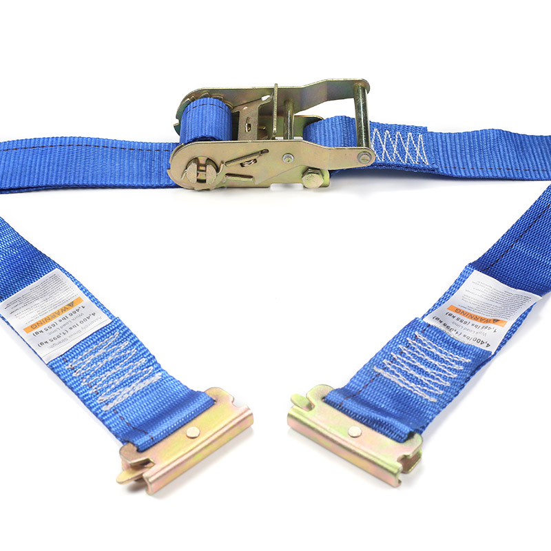 A 2 hüvelykes E-Track racsnis szíj (kék)