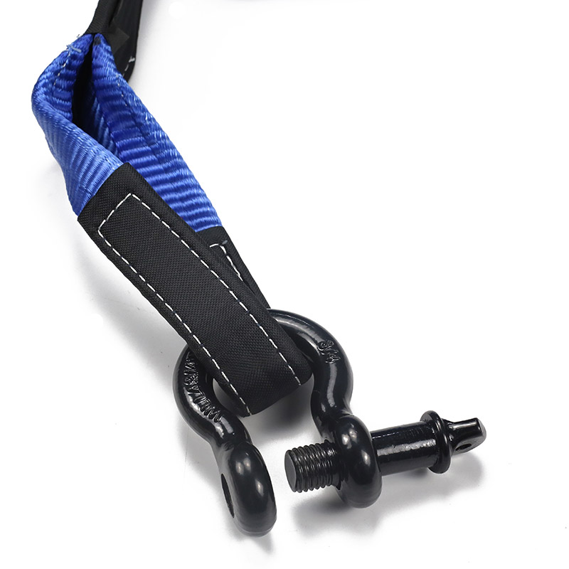A vonóheveder D Shackle Blue